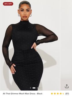 Black Fashion Nova Dress