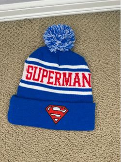Superman DC Comics Superhero Beanie Cap Hat Pom Warm Winter