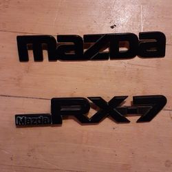 86-91 mazda rx7 emblem