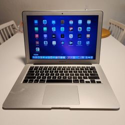MacBook air 13-inch early 2015
Intel Core i5 1.6 GHz
8GB RAM 
121GB flash storage 
macOS Monterrey  version 12.7. Nothing wrong ** no trades **