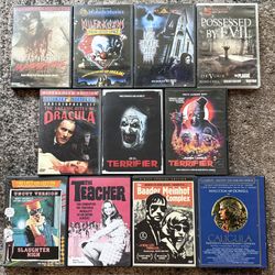 Lot Of Eleven (11) Rare And Hard To Find Horror DVDs