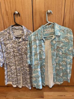 Men’s Columbia Sportswear Classic Fish Shirts 