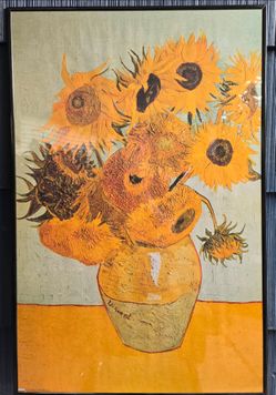Van Gogh Sunflowers Framed Art Print