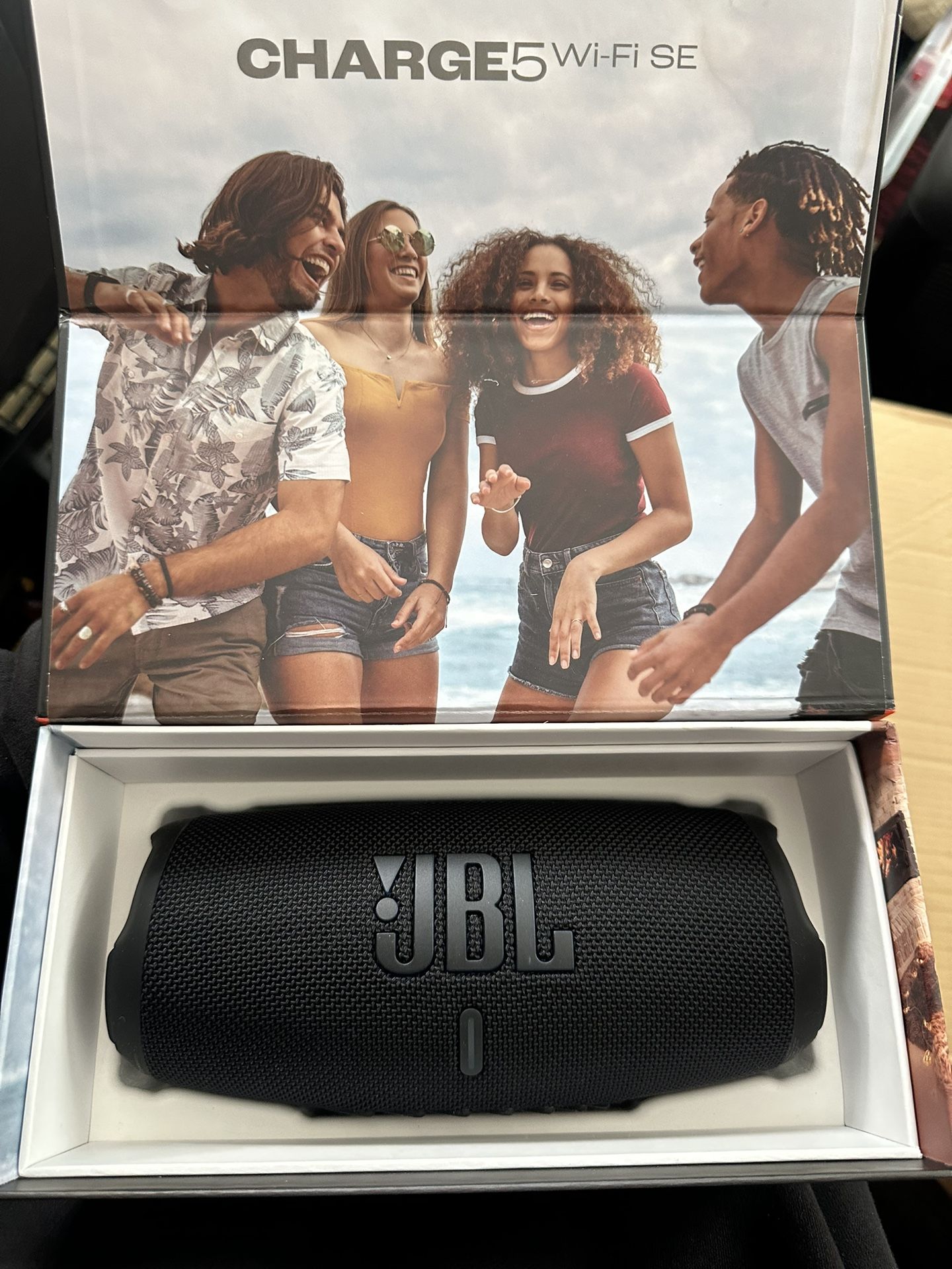 JBL Charge 5 WiFi Wireless Waterproof Speaker - Wi-Fi + Bluetooth Open Box