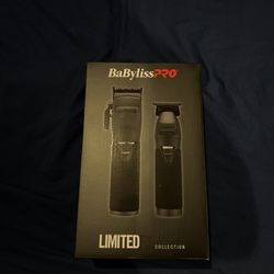 BaBylissPRO LimitedFX Matte Black Clipper & Trimmer