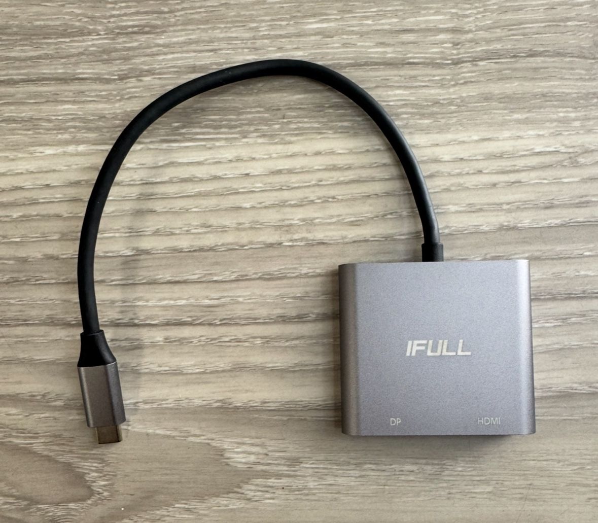 IFULL FT-102 USB C to HDMI to DP 4K @60hz Adapter Dual Monitors Adapter