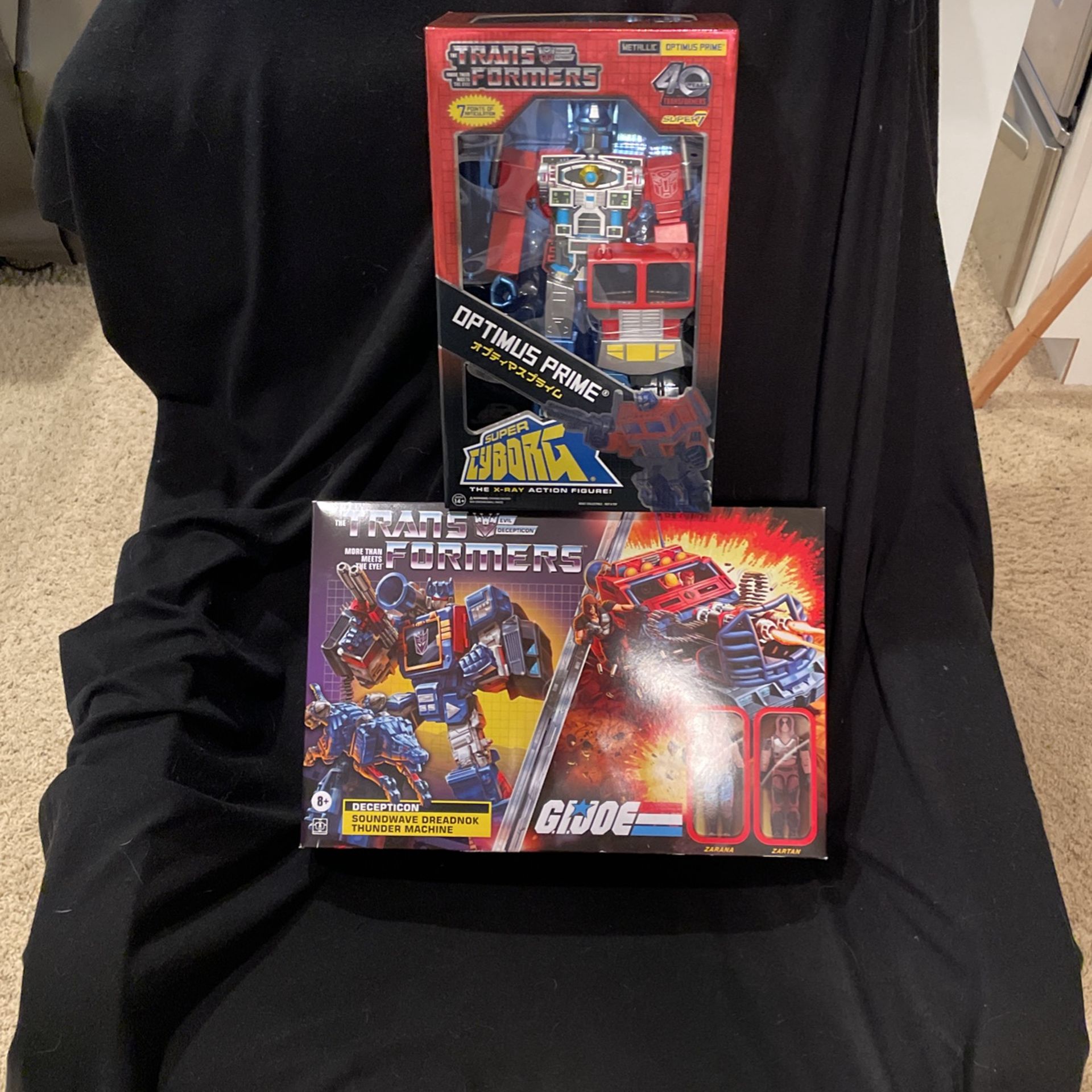 Transformers/ Gi Joe/ Hasbro/ Super 7/ Shockwave/ Dreadnok/ Thunder Machine/ Optimus Prime/ Zarana/ Zartan