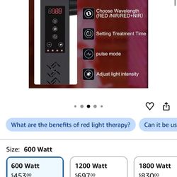 Sun Home Saunas  Red Light Therapy Device 