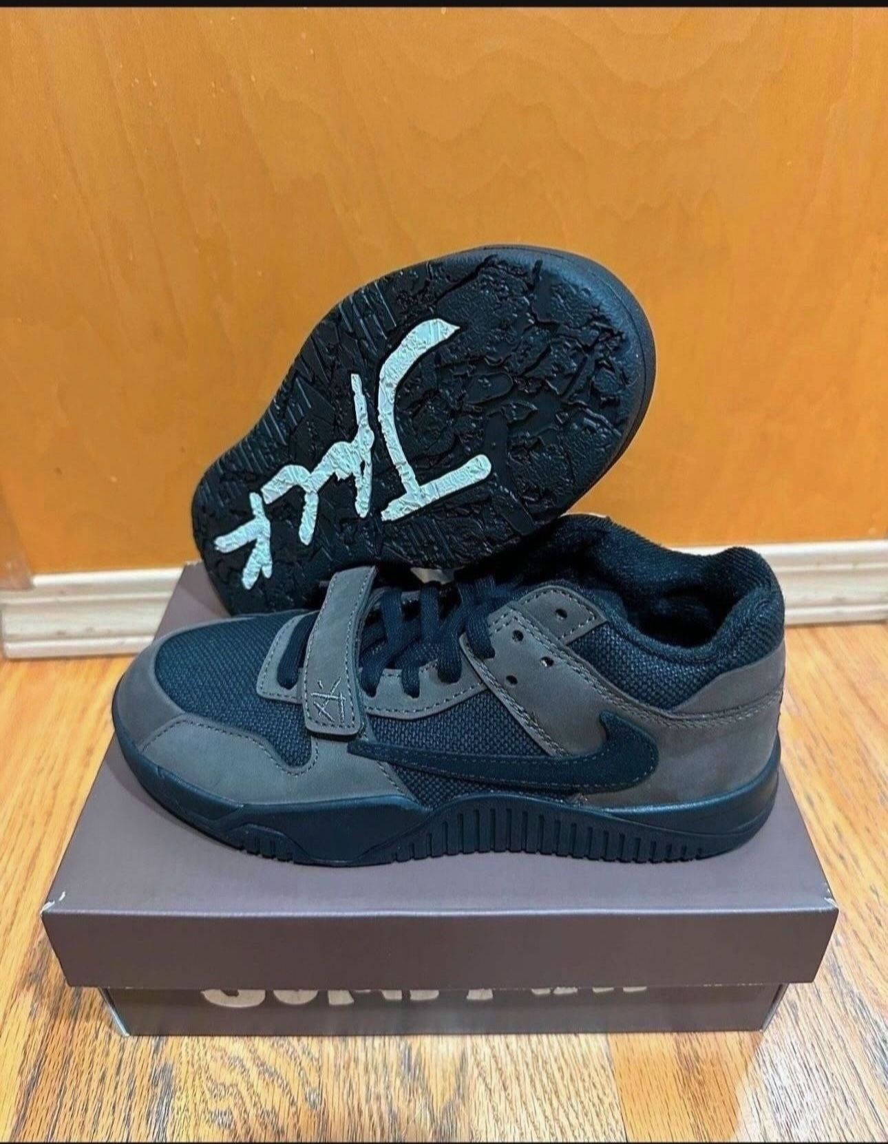 Travis Scott × Nike Jordan Jumpman Jack TR Dark Mocha PS Size 3Y FJ2851-204 Brand New