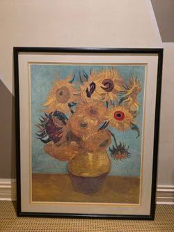 Vase with Twelve Sunflowers by Vincent Van Gogh