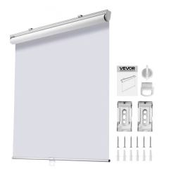 81#Cordless Roller Shades, 34 x 72 in, Pull Down Blackout Blinds for Windows Room Darkening, Thermal Insulated, Easy to Install, Blackout Roller Shade