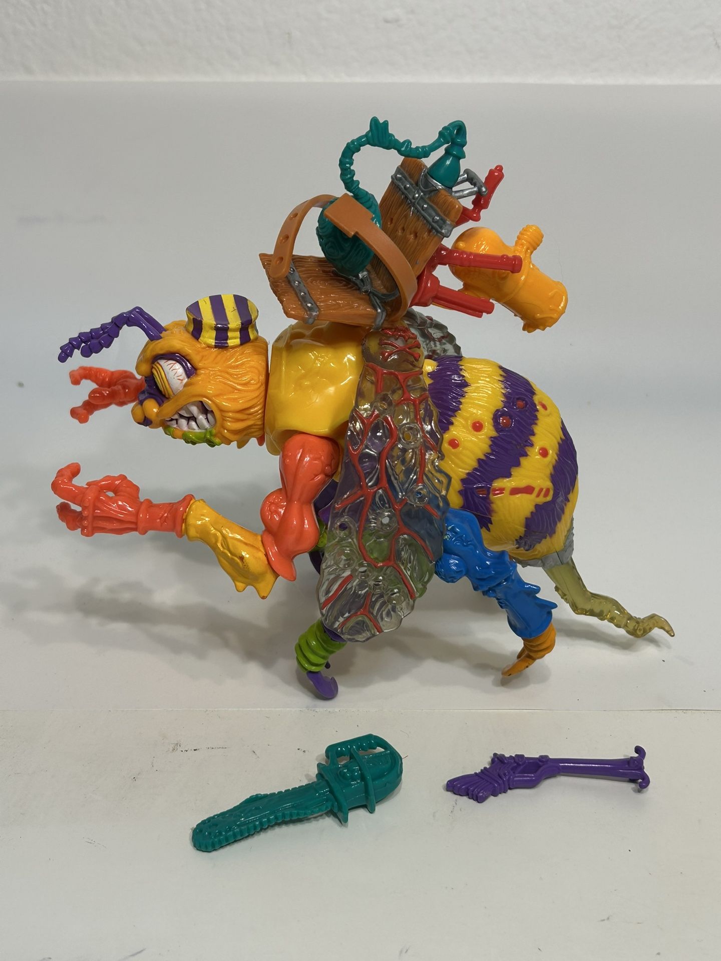 Vintage 1990 TMNT Teenage Mutant Ninja Turtles Buzz Off Killer Bee Action Figure Toy