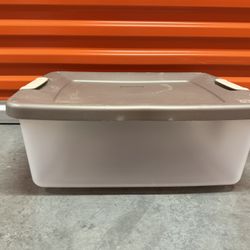 Sterilite 25 Qt Storage Bins – Set of 5 w/ Latching Lids