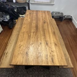 Hardwood Live Edge Dining Table