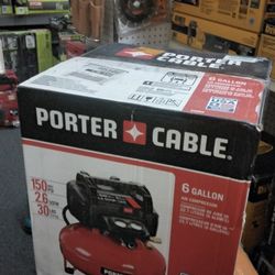 PORTER ◇ CABLE 6 GALLON AIR COMPRESSOR 