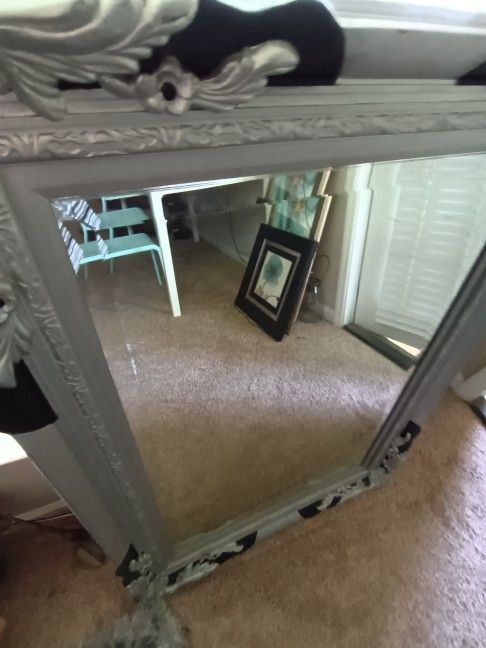 Dining Room Mirror Silver Color