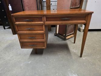 MCM Bakersfield Model Singer Sewing Machine Cabinet / Desk