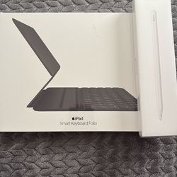 [PACKAGED] iPad Smart Keyboard Folio & Apple Pencil 2nd Gen