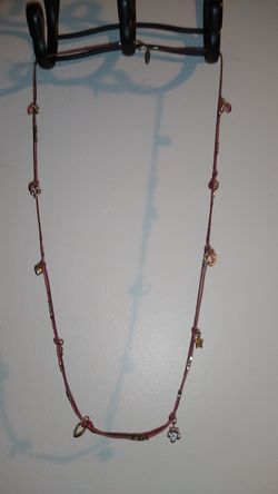 Aeropostal charm rope necklace