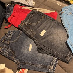 Kids Boys Size 5…Shorts And Shirts $3, $4, $5 Each