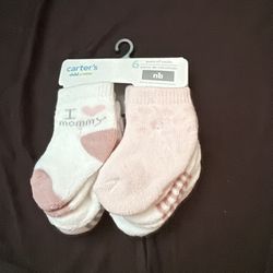 Carter Baby Girl Socks 
