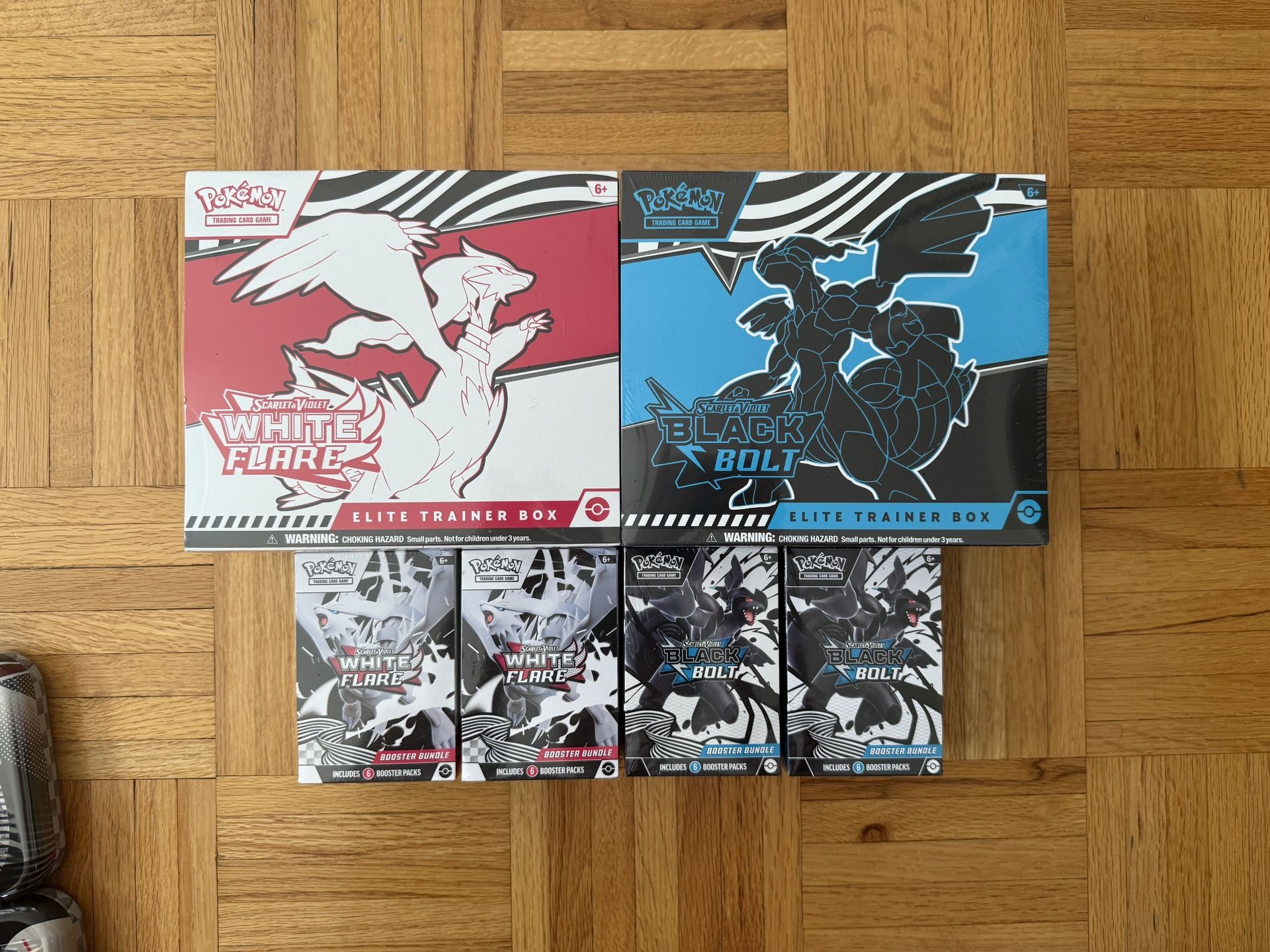 Pokemon White Flare Black Bolt ETBs And Booster Bundles