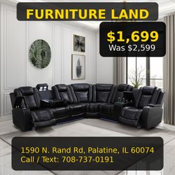 Brand new power recliner sectional for sale