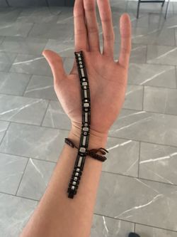 Ceramic diamond bracelet