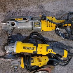 Assorted Dewalt Tools 