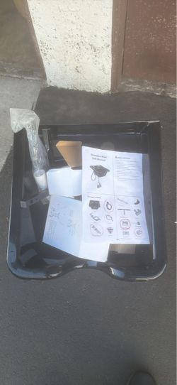 Black Salon Shampoo Bowl with Hardware