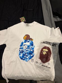 A Bathing Ape BAPE Blue Camo Milo T-Shirt