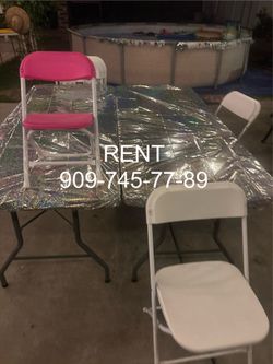 Chairs tables R,