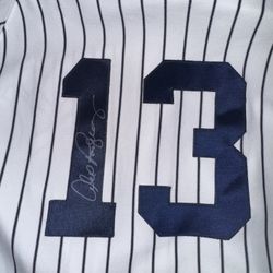 Alex Rodríguez Autographed Jersey