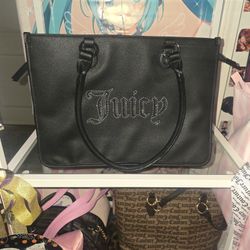 LARGE Juicy Couture Black Tote Bag! 