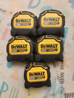DeWalt Tough Series Tape Measure Lot of 5