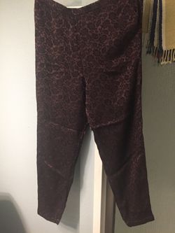 Deep purple stretchy pants