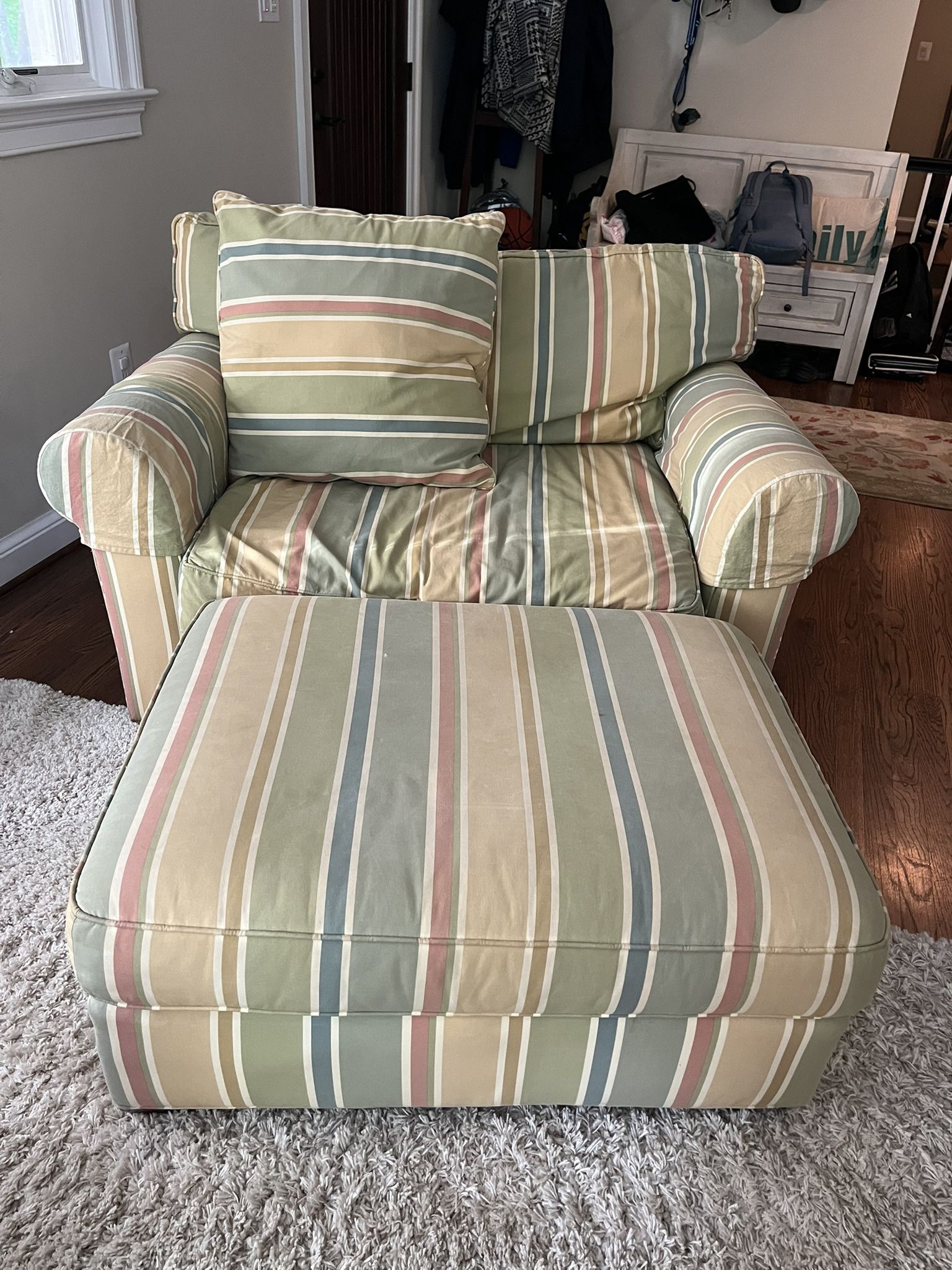Urban Country Chair and Ottoman