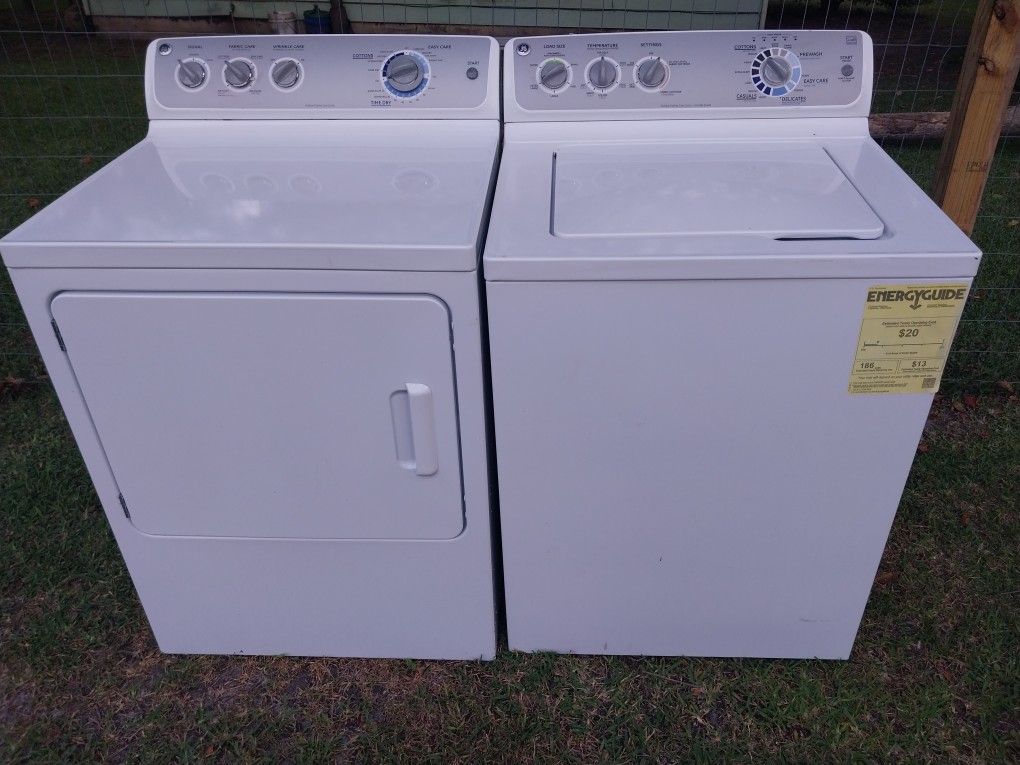 Ge Stainless Tub Washer Matching Set
