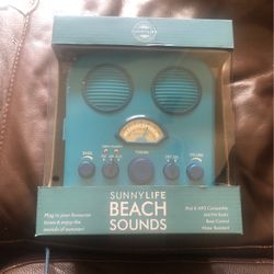 SunnyLife Beach sounds Radio/iPhone Compatible 