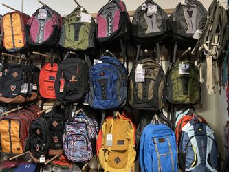 New Backpacks, various Styles starting at $15