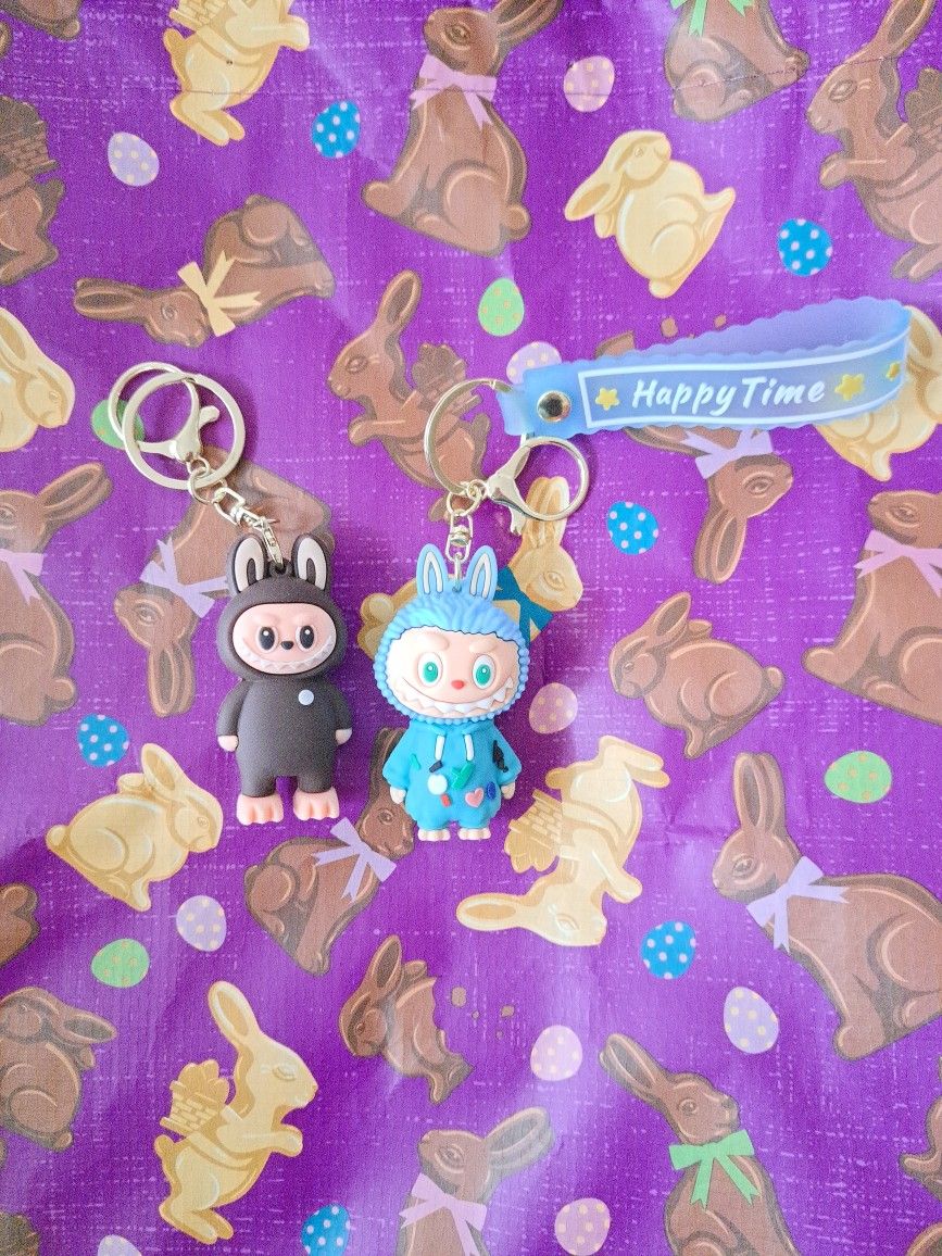Labubu Keychain Set