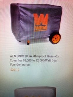 Wen generator cover