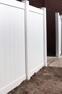 Vinyl fence