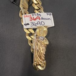 San Judas Bracelet 14k