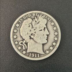 1911-S Barber Half Dollar