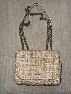 Kate Spade Carey Medium Flap Shoulder Bag - Pink Multi Tweed