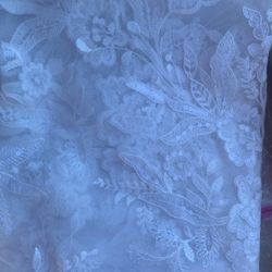 Wedding Dress Floral Tapestry 