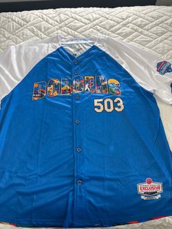 LA Dodgers Stadium Exclusive Salvadorian Heritage Night Jersey XL