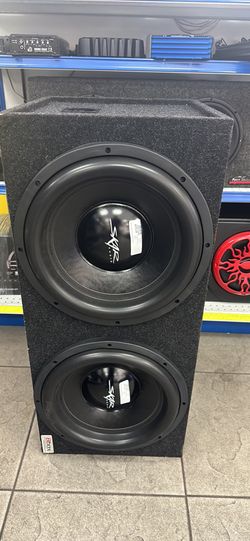 2 15” Skar And Box Subwoofer