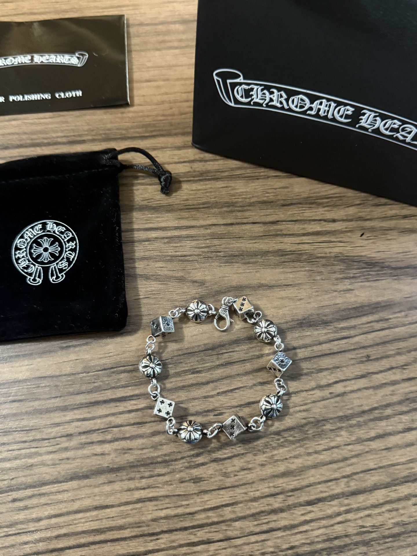 Chrome Heart Y2K Dice Bracelet